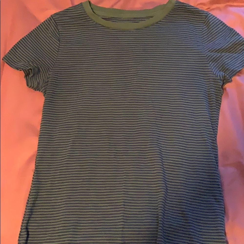 Striped short sleeve tee